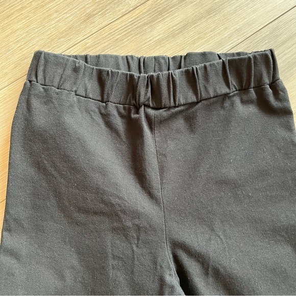 COS Black Pull On Trousers, Slim Fit Straight Leg Elasticized Waist, Size 6 - Picture 4 of 10